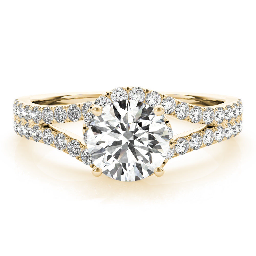 Split Shank Halo Ring 2 ct - Image 5