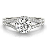 Split Shank Halo Ring 2 ct - Image 4