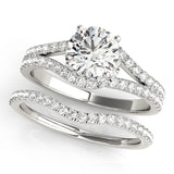 Split Shank Halo Ring 2 ct - Image 7
