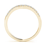 Elegant Contoured Diamond Band - Image 4