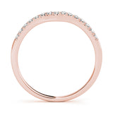 Elegant Contoured Diamond Band - Image 5