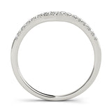 Elegant Contoured Diamond Band - Image 6