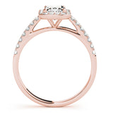 Halo Emerald Engagement Ring - Image 10