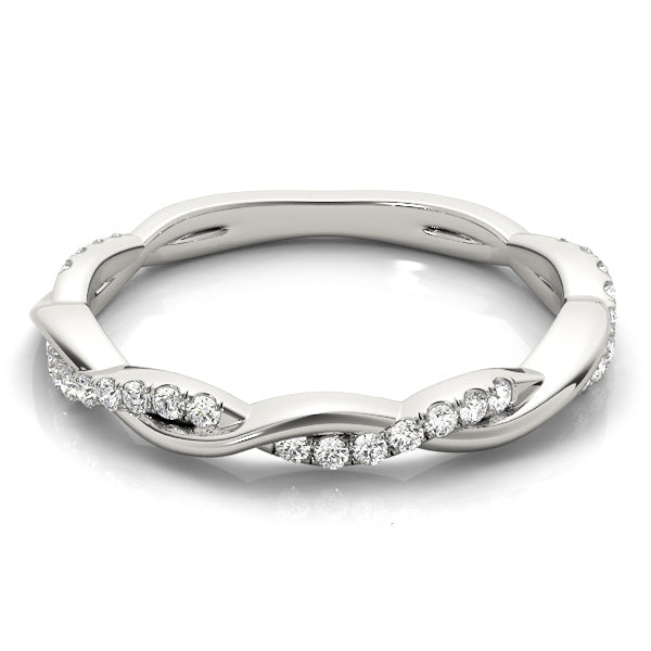 Diamond Twist Eternity Band - Image 9