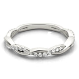 Diamond Twist Eternity Band - Image 9