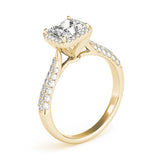 Princess Halo Pave Band Ring - Image 11