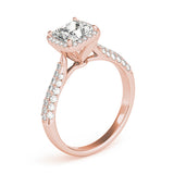Princess Halo Pave Band Ring - Image 12