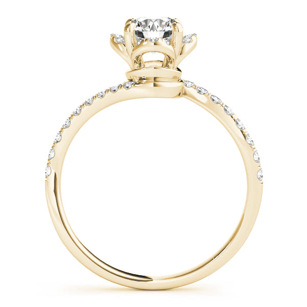 Swirling Halo Diamond Ring - Image 8