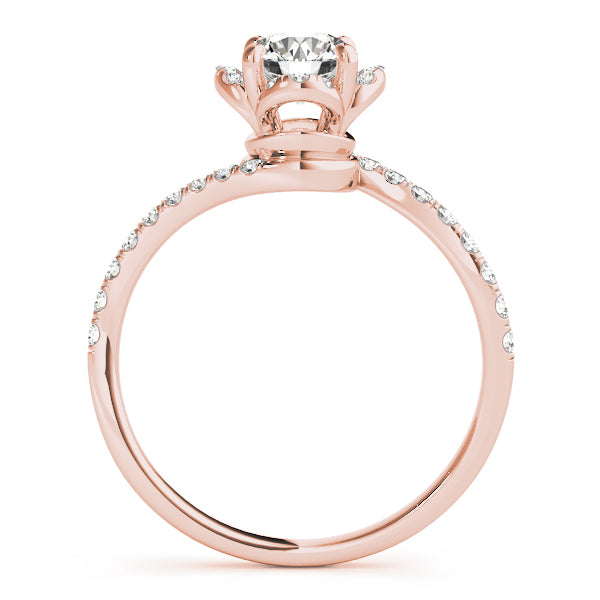 Swirling Halo Diamond Ring - Image 9