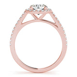 Classic Diamond Halo Engagement Ring 1 ct - Image 9