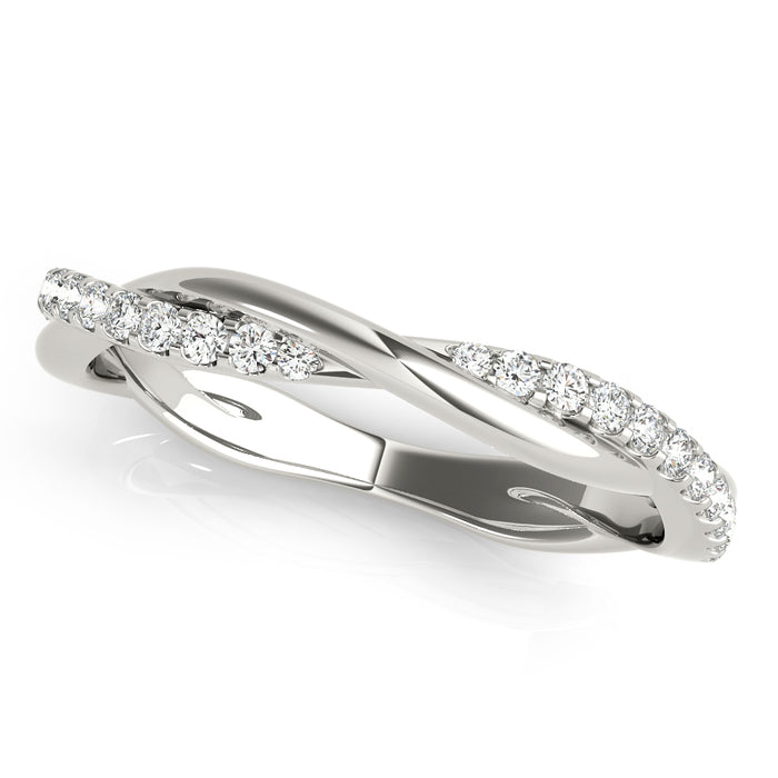 Twisted Design Wedding Band