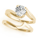 Modern Bypass Solitaire Ring 1 ct - Image 8