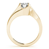 Modern Bypass Solitaire Ring 1 ct - Image 11