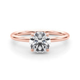 Classic Solitaire Engagement Ring with Hidden Halo Complete 2 ct - Image 19