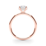 Classic Solitaire Engagement Ring with Hidden Halo Complete 2 ct - Image 22