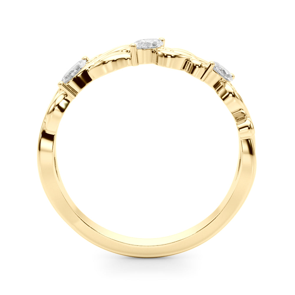 Marquise Diamond Filigree Band - Image 5
