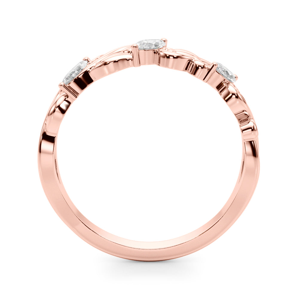 Marquise Diamond Filigree Band - Image 6