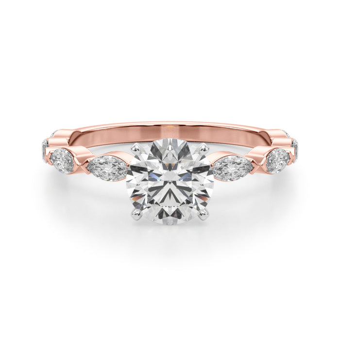 Marquise Blossom Ring