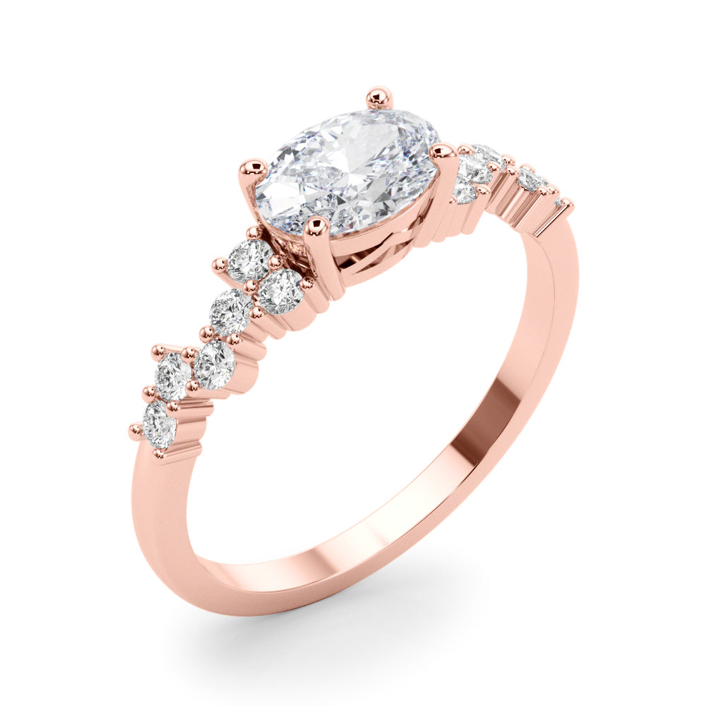 Whimsical Cluster Diamond Ring - Image 4