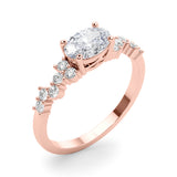 Whimsical Cluster Diamond Ring - Image 4