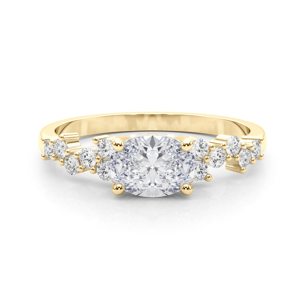 Whimsical Cluster Diamond Ring - Image 7