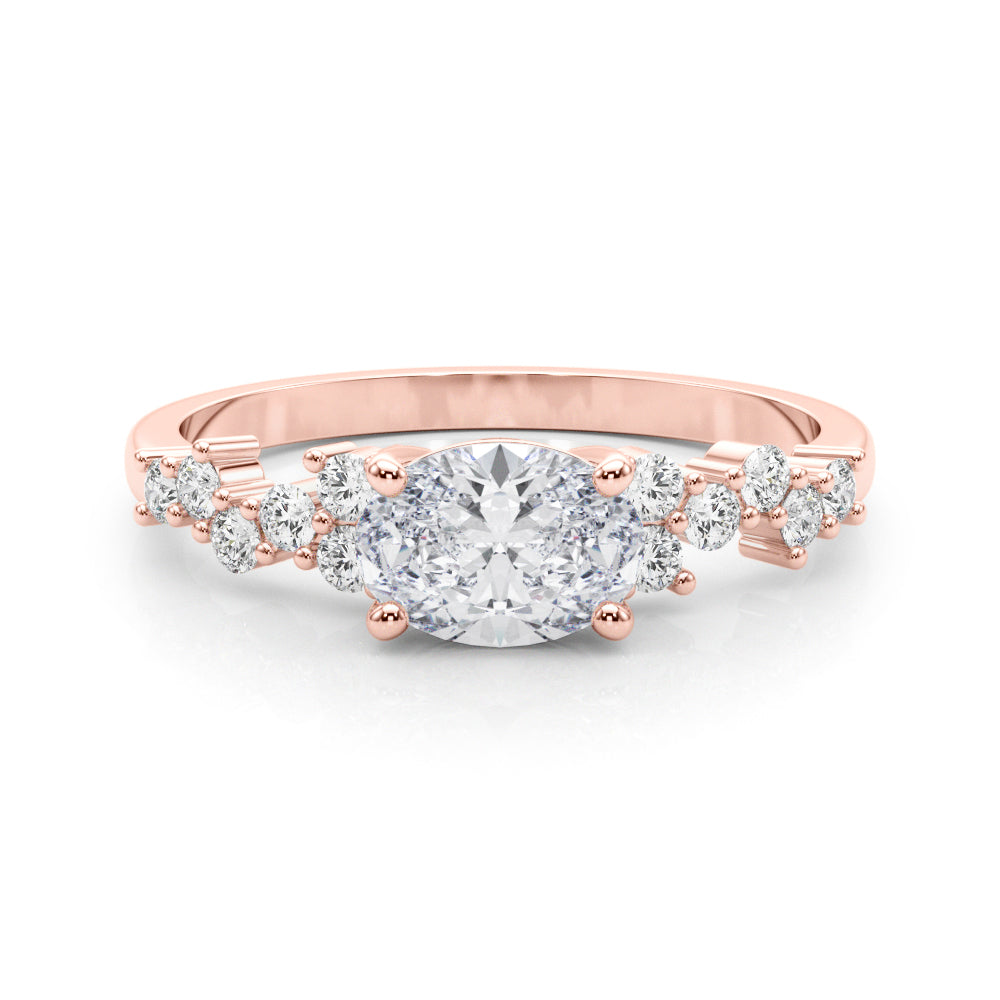Whimsical Cluster Diamond Ring - Image 11