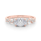 Whimsical Cluster Diamond Ring - Image 11