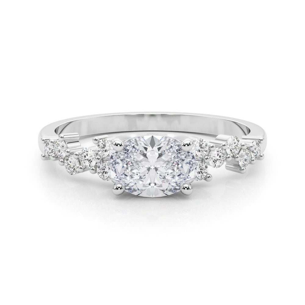 Whimsical Cluster Diamond Ring - Image 12