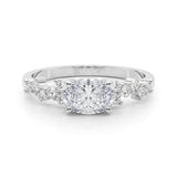 Whimsical Cluster Diamond Ring - Image 12