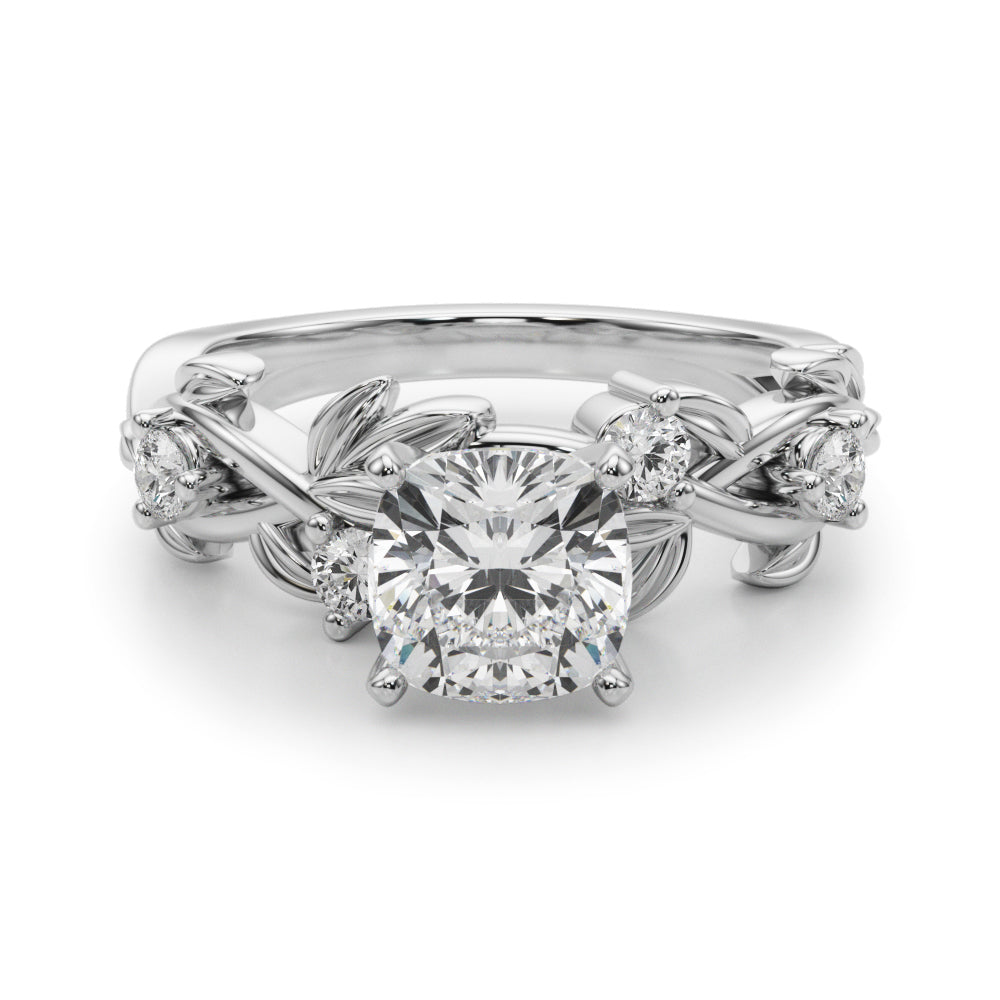 Floral Leaf Engagement Ring - Image 59