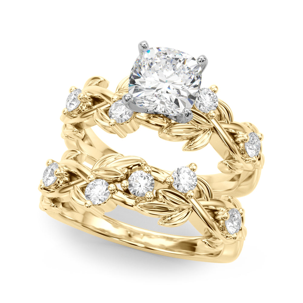 Floral Leaf Engagement Ring - Image 41