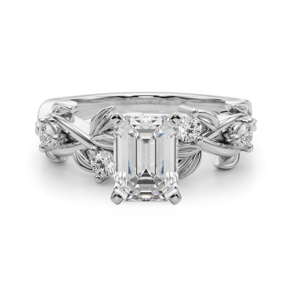 Floral Leaf Engagement Ring - Image 83