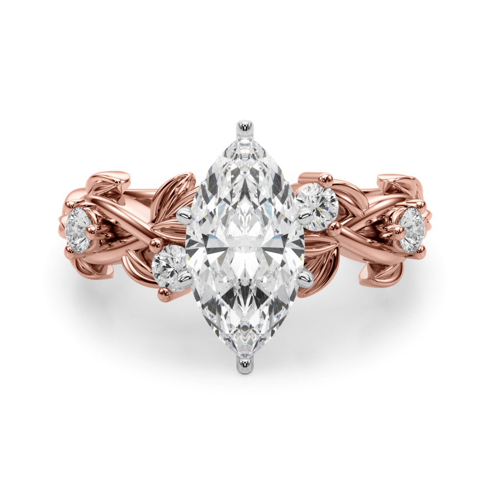 Floral Diamond Ring - Image 36