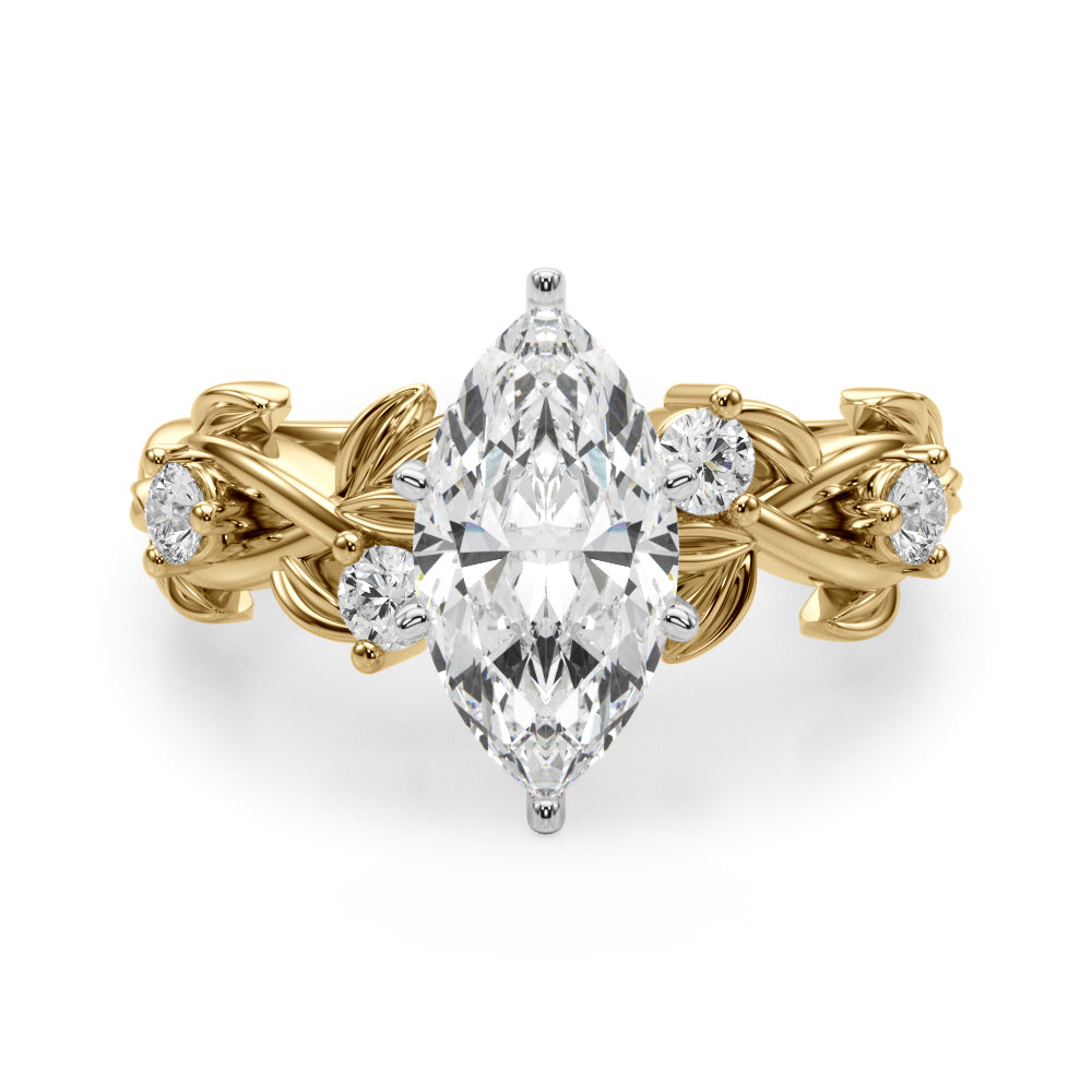 Floral Diamond Ring - Image 35