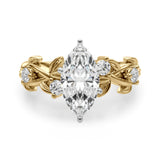 Floral Leaf Engagement Ring - Image 44