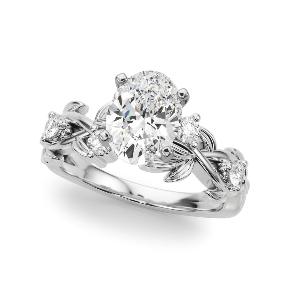 Floral Leaf Engagement Ring - Image 28