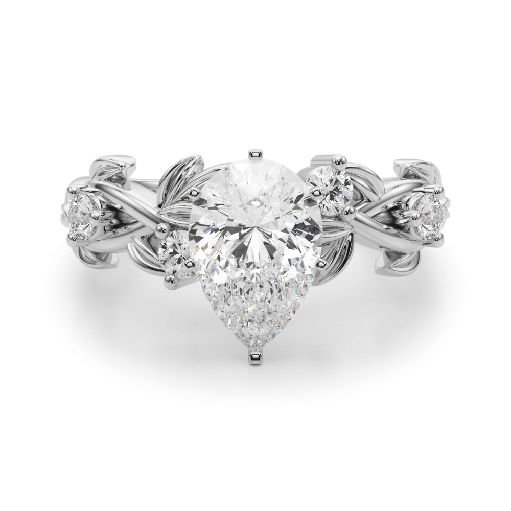 Floral Diamond Ring - Image 38