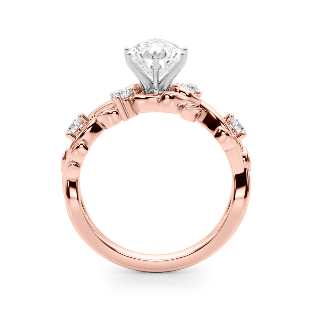 Floral Leaf Engagement Ring - Image 31