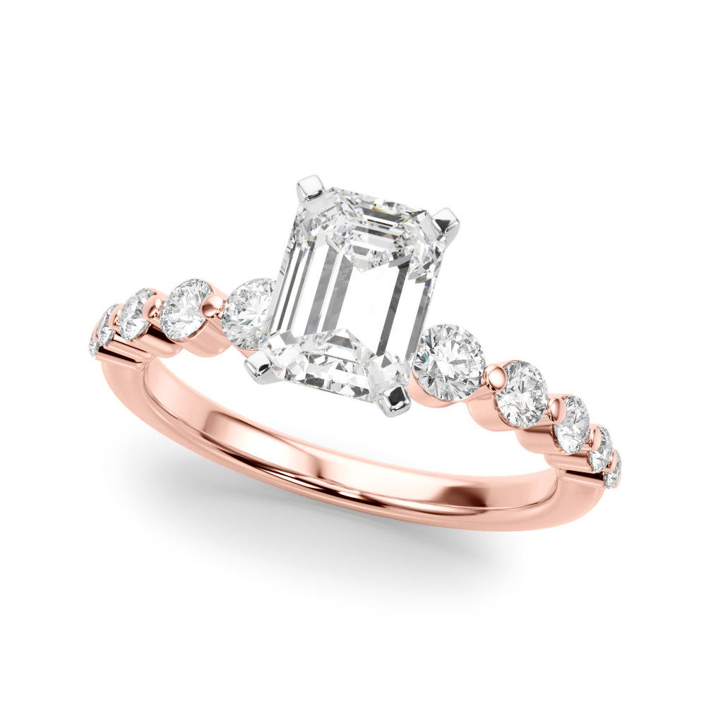 Single Row PR Engagement Ring - Image 4
