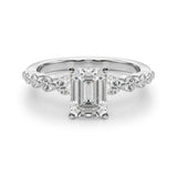 Single Row PR Engagement Ring - Image 2