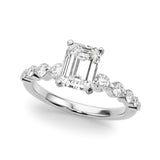 Single Row PR Engagement Ring - Image 12