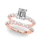 Single Row PR Engagement Ring - Image 6