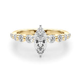 Single Row PR Engagement Ring - Image 24