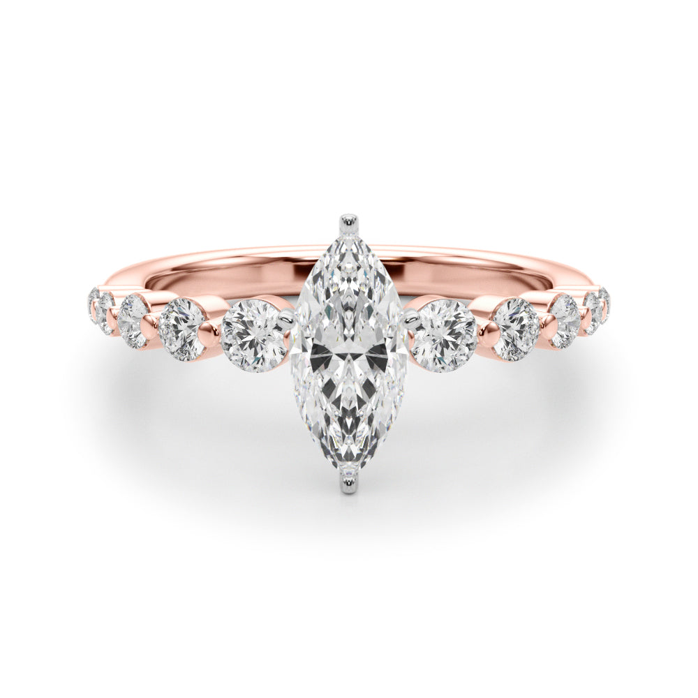 Single Row PR Engagement Ring - Image 45