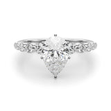 Single Row PR Engagement Ring - Image 14