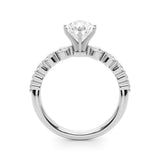 Single Row PR Engagement Ring - Image 7