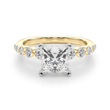 Single Row PR Engagement Ring - Image 10