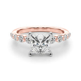 Single Row PR Engagement Ring - Image 11