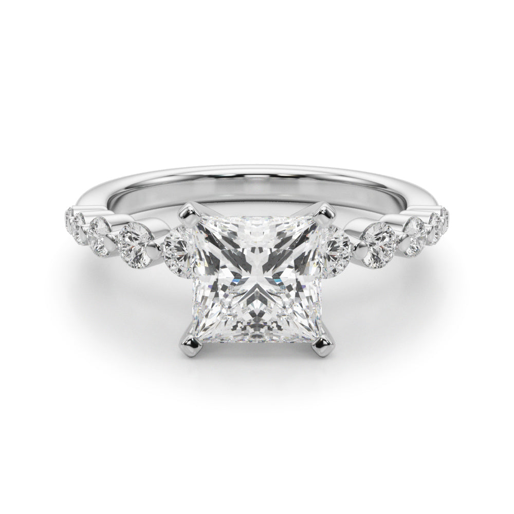 Single Row PR Engagement Ring - Image 20