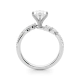 Diamond Leaf Engagement Ring - Image 23